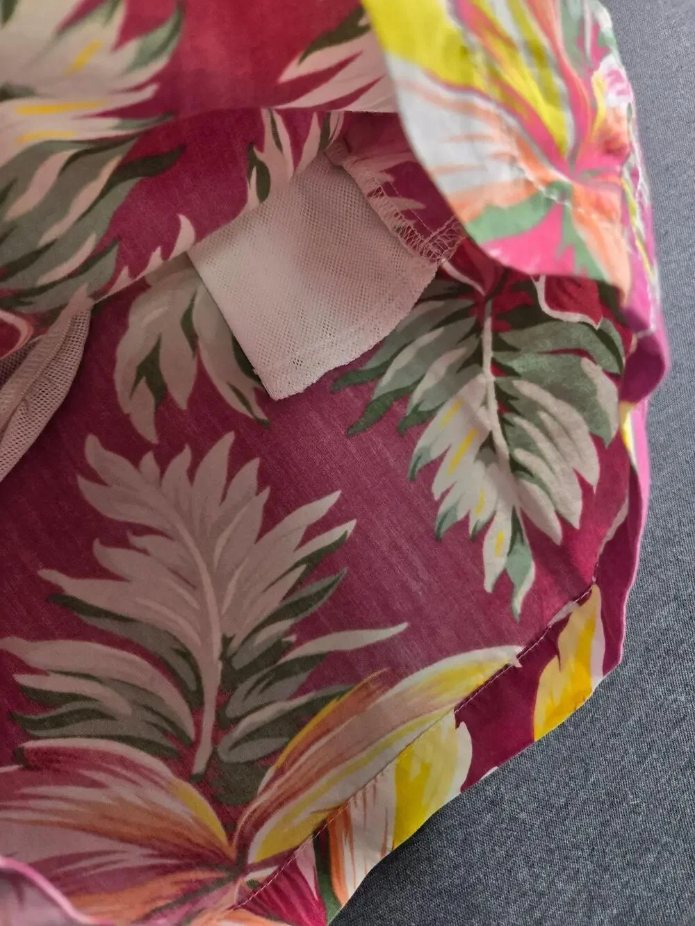 Polo Ralph Lauren Shorts Mens Medium Pink Tropical Floral Swim Trunks Hawaiian